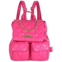 Bolsa Mochila De Costas E Mão Feminina Juvenil Barbie Casual