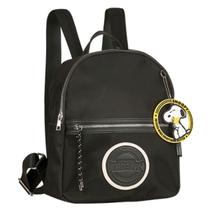 Bolsa Mochila de Costas M Casual Snoopy SP3211PT Nylon Preto Bolsa Mochila de Costas M Casual Snoopy SP3211PT Nylon Preto