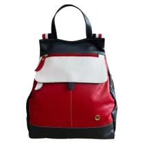 Bolsa Mochila de Couro Feminina Lindíssima Original Passeio Luxo Bolsa Mochila de Couro Feminina Lindíssima Original Passeio Luxo