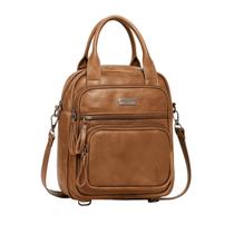 Bolsa Mochila de Couro Multifuncional Zup