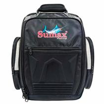 Bolsa Mochila De Pesca Sumax SM 1203 Com 3 Estojos Preta