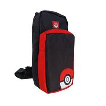 Bolsa mochila de transporte compatível com Nintendo Switch - pokebola - NERDCASE