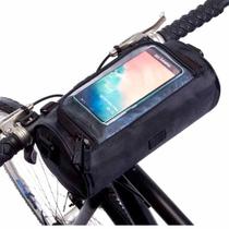 Bolsa mochila dk bicicleta bike multiuso esportiva com suporte celular