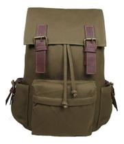 Bolsa Mochila Em Lona Resistente Nacional Masculino Feminino