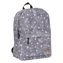 Bolsa Mochila Escolar Estampa Jeans Decorada Masculina