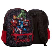 Bolsa Mochila Escolar Masculina Juvenil Avengers Passeio