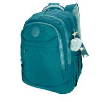 Bolsa Mochila escolar menina espaçosa resistente + Lindo Chaveiro