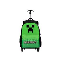 Bolsa Mochila Escolar Para Criança Infantil Com Rodinha De Carrinho Para Puxar Personagens Personalizada