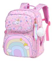 Bolsa Mochila Escolar Passeio Feminina Infantil Menina Reforçada