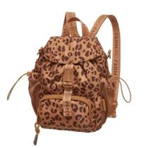 Bolsa Mochila Farm Pipoca Pipoquinha Onça Estampa Original - Marrom