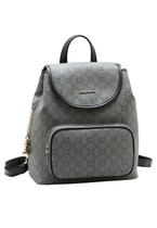 Bolsa Mochila Feminina Chenson 8485523 Monograma Baby Urso Cor:Preto