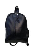 Bolsa Mochila Feminina De Couro Legitimo ATUAL Preto 1531