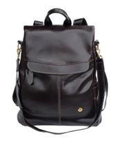 Bolsa Mochila Feminina De Couro Legitimo Média Original