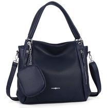 Bolsa Mochila Feminina Grande De Ombro Com Alça Transversal De Couro PU TM9034 LING