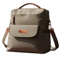 Bolsa Mochila Feminina Impermeável Pavão De Ouro Original Elegante Alto Padrão de Qualidade Acabamento Premium