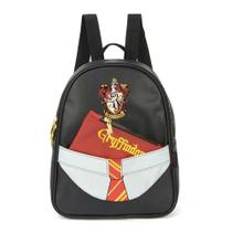 Bolsa Mochila Feminina Luxcel Harry Potter Gryffindor Preta