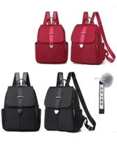 Bolsa Mochila Feminina Luxo Brinde Chaveiro Pompom