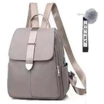 Bolsa Mochila Feminina Luxo Brinde Chaveiro Pompom
