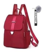 Bolsa Mochila Feminina Luxo Brinde Chaveiro Pompom