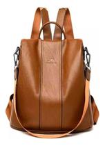 Bolsa Mochila Feminina material sintético Espaçosa Faculdade