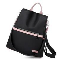 Bolsa Mochila Feminina Média Anti Furto Com Alça Transversal