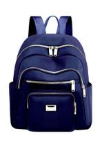 Bolsa Mochila Feminina Média Nylon Tecido Pratica Estilosa Bolsa Mochila Feminina Média Nylon Tecido Pratica Estilosa