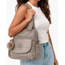 Bolsa Mochila Feminina Nylon Leve Casual Elegante Moderna