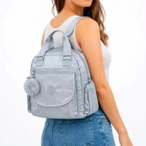 Bolsa Mochila Feminina Nylon Leve Casual Elegante Moderna