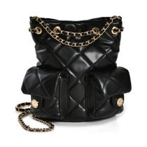 Bolsa Mochila Feminina Preto Via Marte B2-703-01