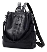 Bolsa Mochila Feminina Reforçada 2 Zíper Faculdade Top Lançamento - AlwyStore Bolsa Mochila Feminina Reforçada 2 Zíper Faculdade Top Lançamento - AlwyStore