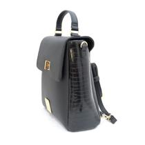 Bolsa Mochila Feminina Vizzano Detalhe De Croco Na Lateral