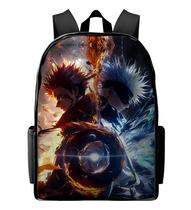Bolsa Mochila Infantil Anime Estampada Escolar Gojo Sukuna Unissex