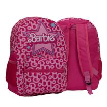 Bolsa Mochila Infantil Feminina Barbie Rosa Criança Grande