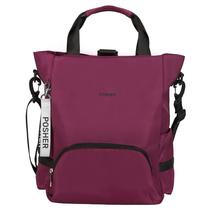 Bolsa Mochila Lily 2 em 1 Antifurto Vinho - Posher