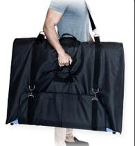 Bolsa Mochila Lona Alça Ombro Para Maca Portátil Legno 65cm
