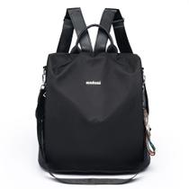 Bolsa Mochila Madami Casual Executiva Juvenil Preta Lisa Feminina Espaçosa Bolsa Mochila Madami Casual Executiva Juvenil Preta Lisa Feminina Espaçosa