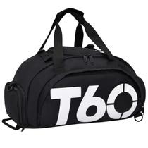 Bolsa Mochila Mala com Alça Transversal Mão Costas para Gym Esporte Viagem Academia Design Compacto Reforçado Espaçoso