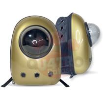 bolsa mochila mala pet para caes gatos visão panorâmica transporte passeio viagens Original Chalesco