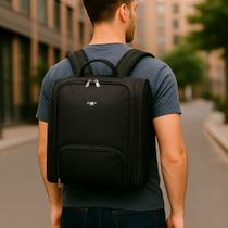 Bolsa Mochila Maquiagem Viagem Organizadora Vazia Grande Alça Transversal Presente Compacta