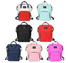 Bolsa Mochila Maternidade Bebê Mamãe Mamadeira Térmica