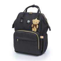 Bolsa Mochila Maternidade ImpermeÁvel BebÊ Menino Menina Bh Rosa E Cinza