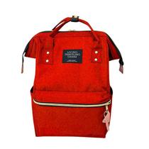 Bolsa Mochila Maternidade Mamãe Bebê Mala Multifunção Vermelho