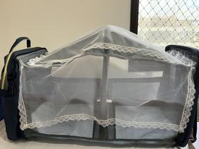 Bolsa Mochila Maternidade térmica com Colchonete tela de proteção contra insetos Bolsa Mochila Maternidade térmica com Colchonete tela de proteção contra insetos