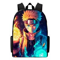 Bolsa Mochila Naruto Volta As Aulas Pré Escola Juvenil Infantil Varias Estampas - Stampart