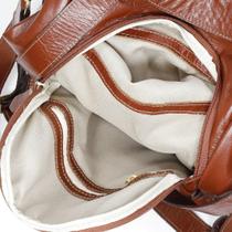 Bolsa Mochila Notebook Social Caramelo Em Couro Bolsa Mochila Notebook Social Caramelo Em Couro