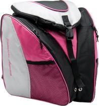 Bolsa Mochila Patins Com Alça E 3 Divisórias Reforçada Rosa