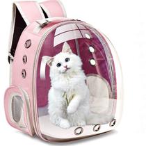 Bolsa Mochila Pet Cães e Gatos Visão Panorâmica Astronauta em Acrílico - Utimix