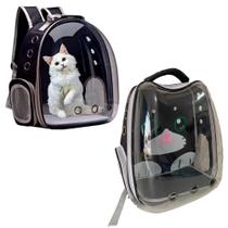 Bolsa Mochila Pet Visão Panorâmica Astronauta Cachorro Gato