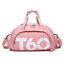 Bolsa Mochila Rosa T60 Academia Bagagem Viagem