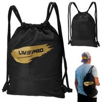 Bolsa Mochila Sacola Futebol Academia Esportiva com Cordinha Liveup Sports